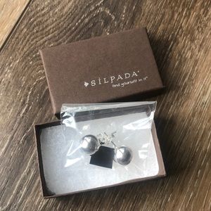 Silpada .925 Sterling Silver Ball Post Earrings